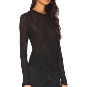 Zara ribbed long sleeve shirt